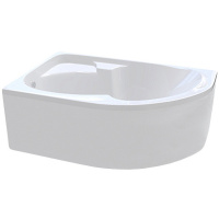 КОМПЛЕКТ Ванна "DIANA" 150x90 L (01ди1590л)+Панель(02ди1590)+Рама(03ди1590)+Сифон(SE-GC4) - керамическая плитка