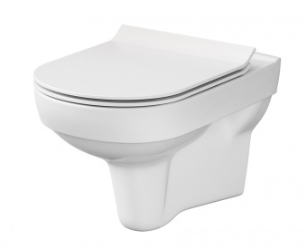 Комплект CITY NEW CLEAN ON (подвесной с slim DP liftt +инст Link pro с кн blick ст/Intera бел) 2021г - керамическая плитка - Унитазы 