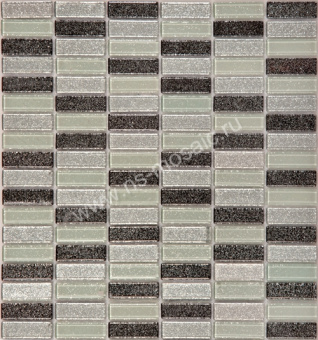 J-419 стекло(15*48*4) 298*300   - керамическая плитка - Crystal series 