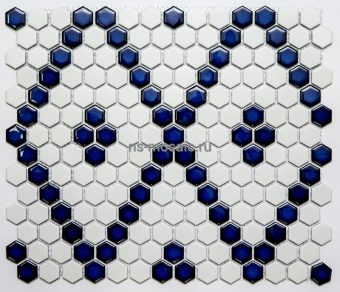 PS2326-43 керамика  глянцевая (23*26*5) 306*350 - керамическая плитка - Porcelain series 