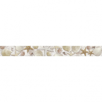 BWU60ALD404 бордюр Айленд / Ailand 60*600*8 (13 шт. в коробке) ракушка - керамическая плитка - Ailand 