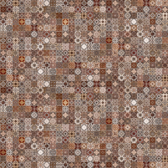 Hammam глаз. керамогранит коричневый (16107) 42x42 (R112D) - керамическая плитка - Hammam 